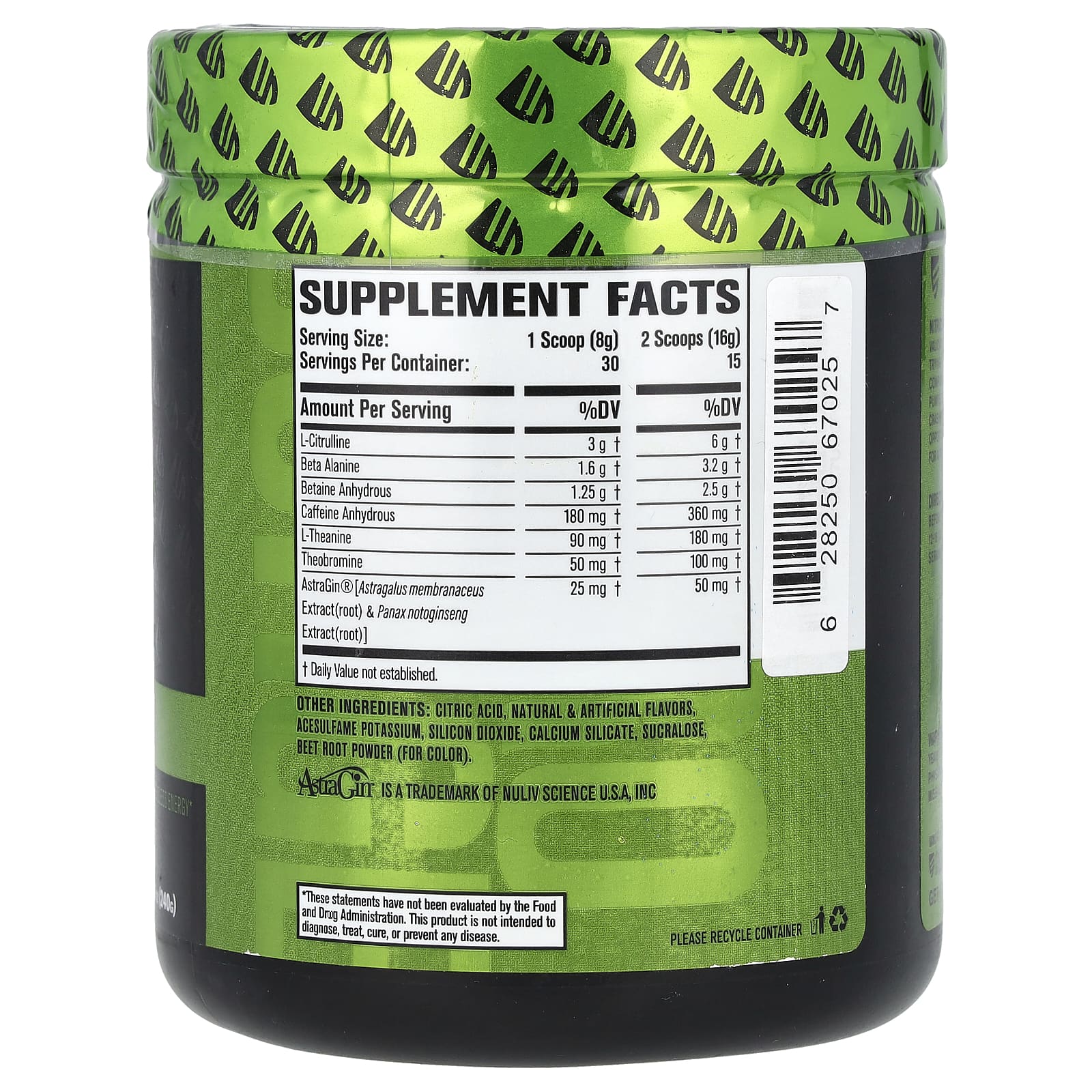 Nitro Surge Pre Workout by Jacked Factory - Boost Energy & Strength - Image 2