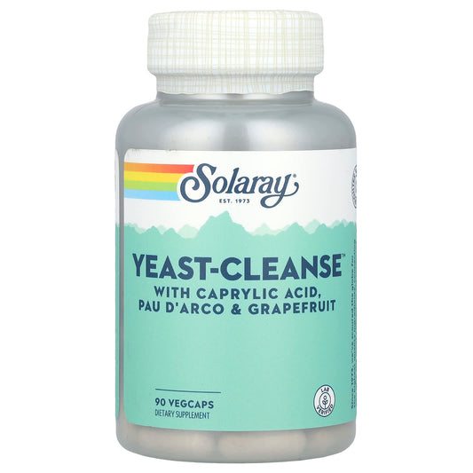 Solaray, Yeast-Cleanse™, 90 VegCaps - Image 1