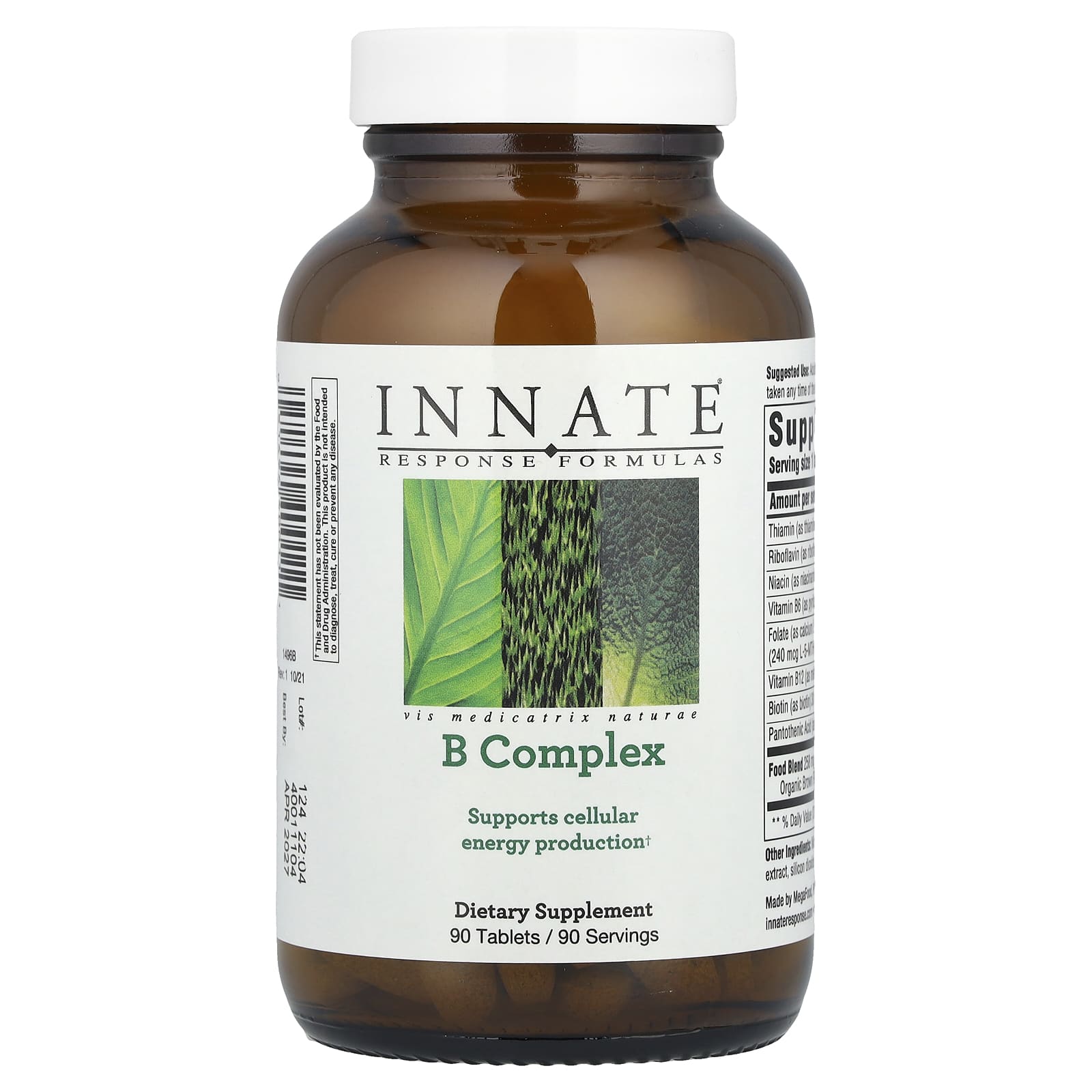 Innate Response B Complex, 90 Tablets for Cellular Energy - Image 1
