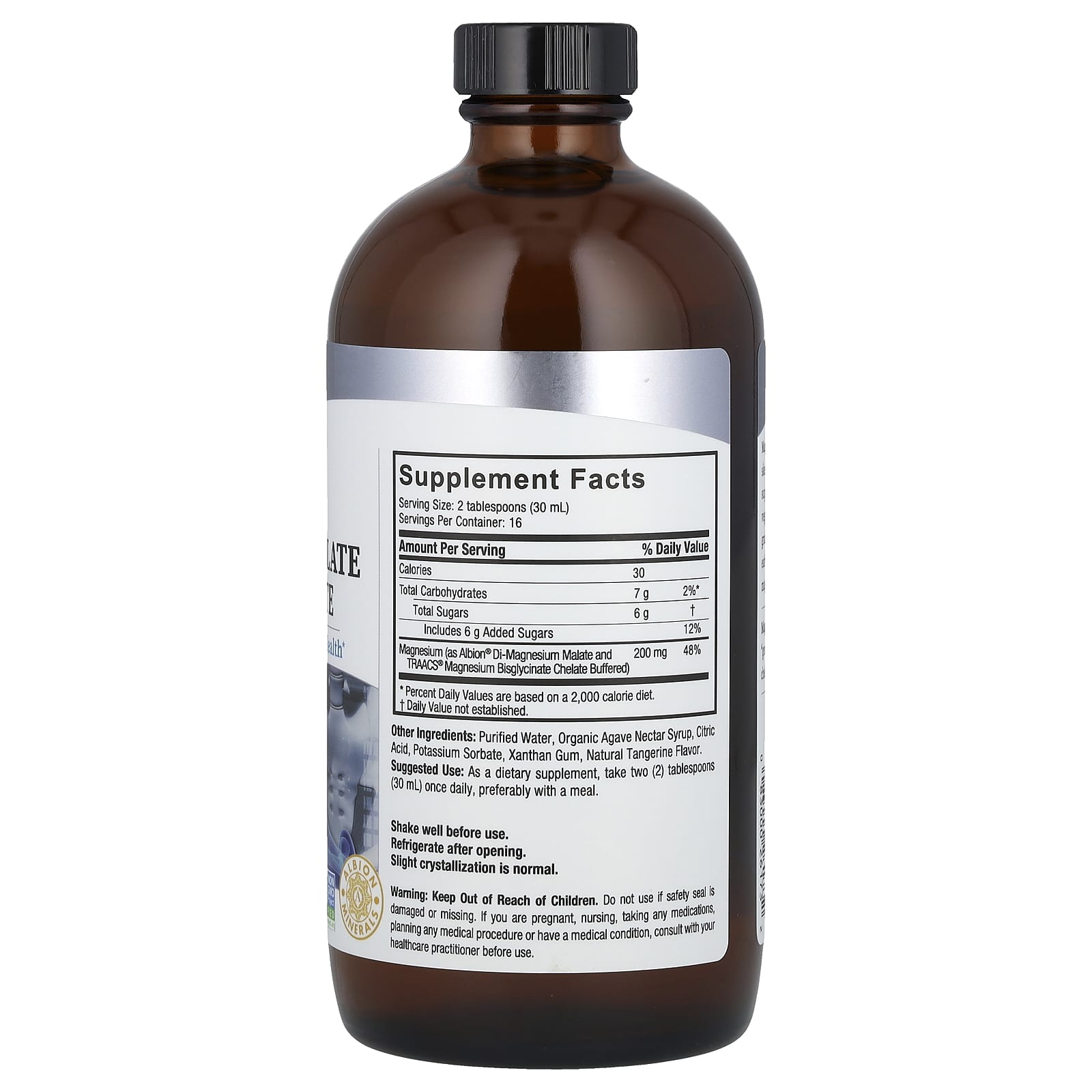 Nature's Answer, Liquid Magnesium Malate and Glycinate, 16 fl oz (480 ml) - Image 2
