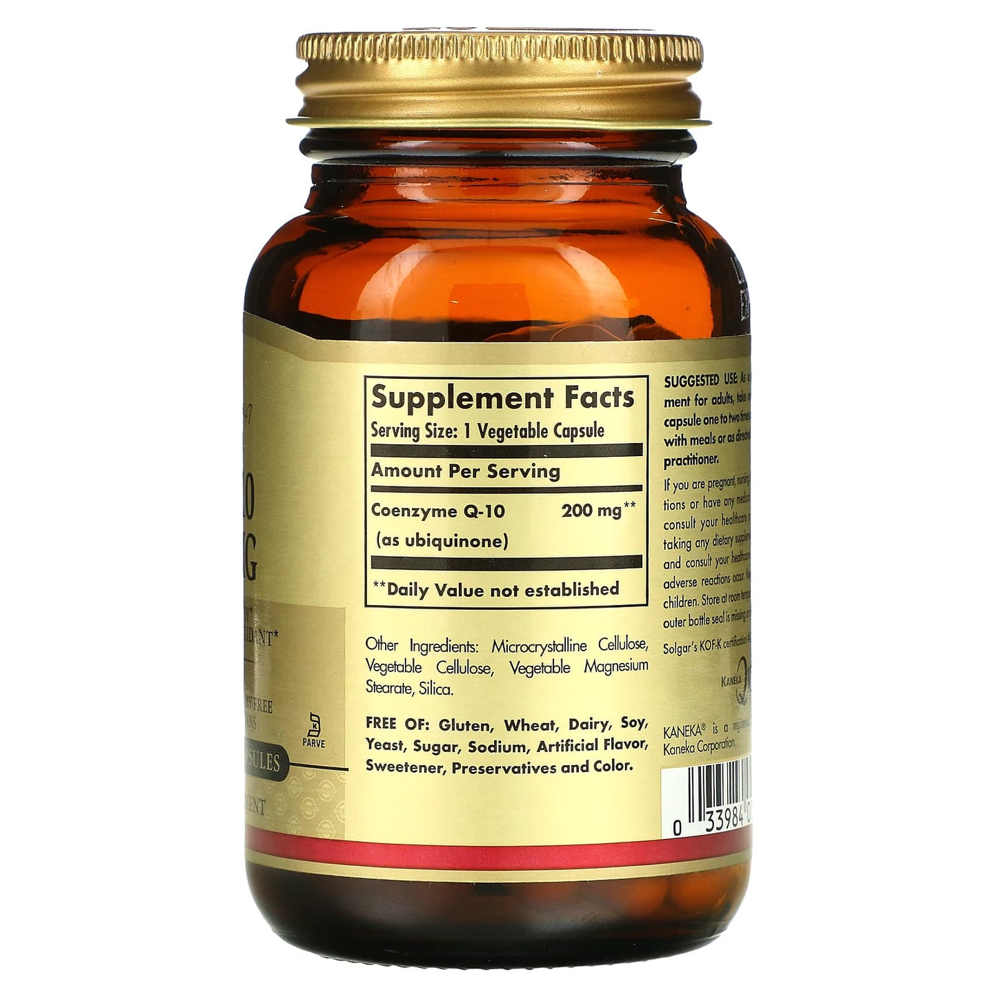 Solgar, Vegan CoQ-10, 200 mg, 60 Vegetable Capsules