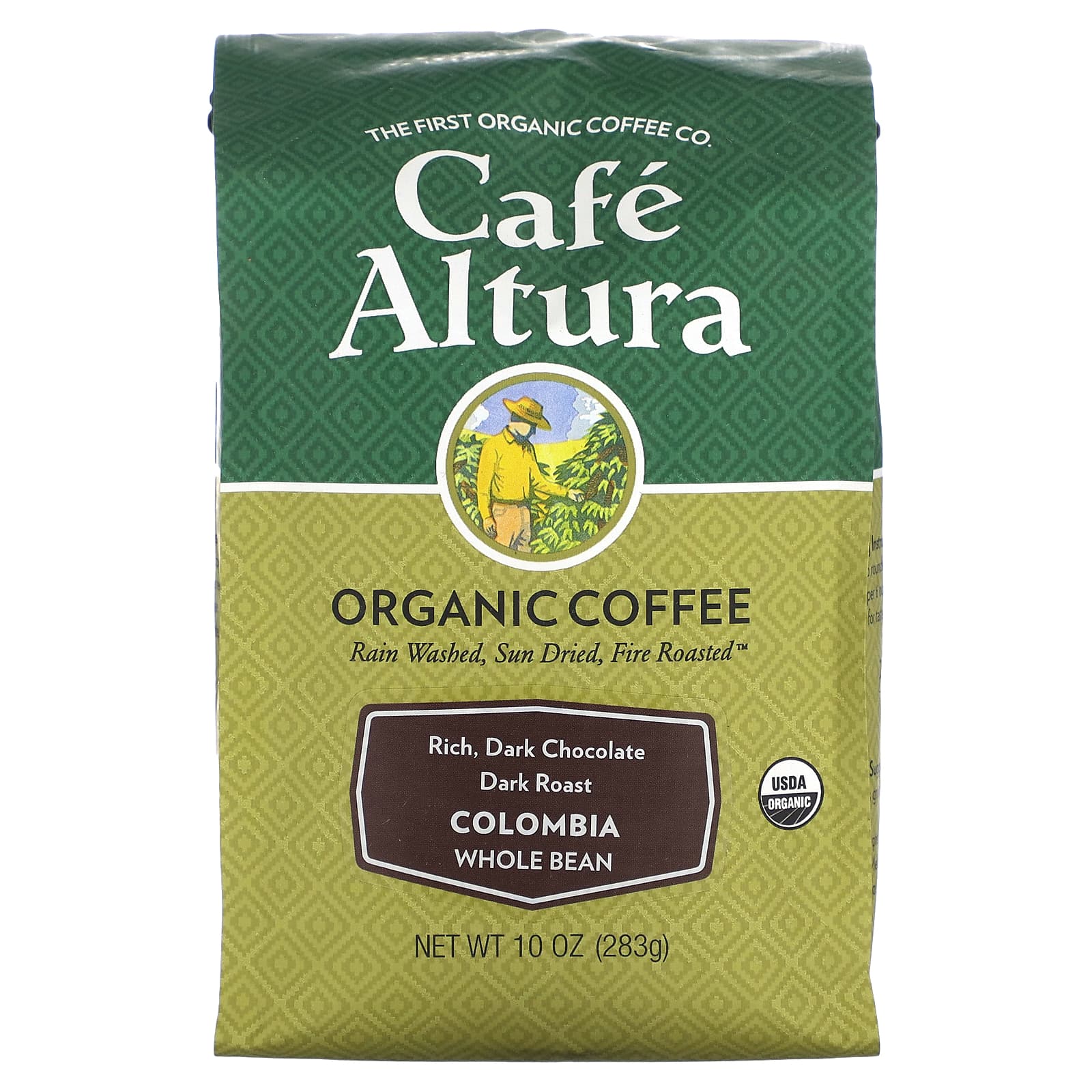 Dark Roast, Organic Whole Bean Coffee by Cafe Altura - Image 1