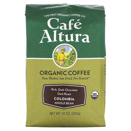 Dark Roast, Organic Whole Bean Coffee by Cafe Altura - Image 1