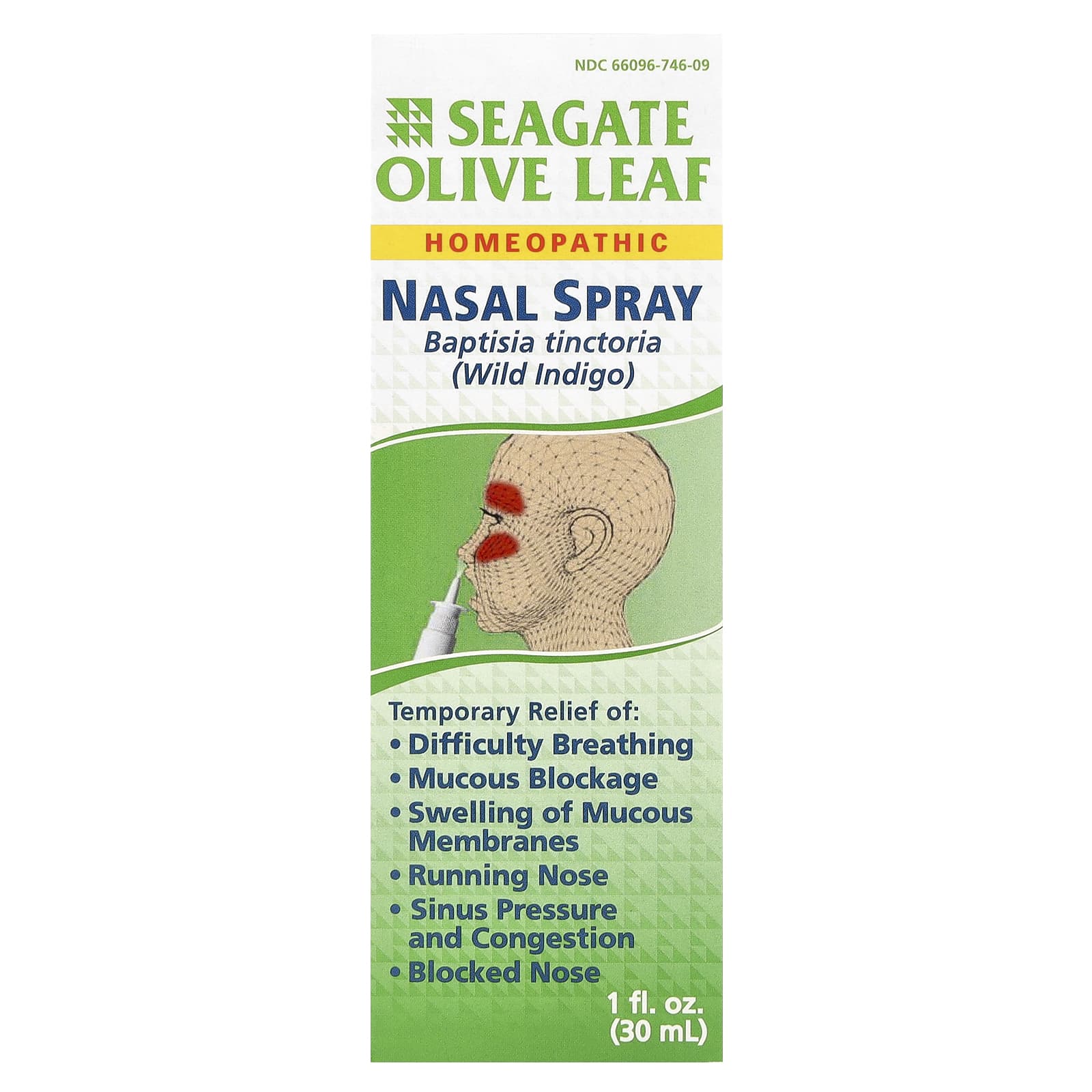 Seagate, Olive Leaf Nasal Spray, 1 fl oz (30 ml) - Image 2