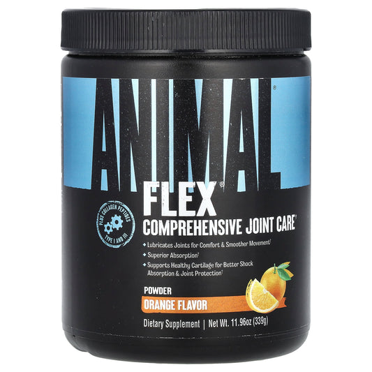Animal Flex Joint Support Supplement Powder, Orange, 11.96 oz (339g) - Image 1