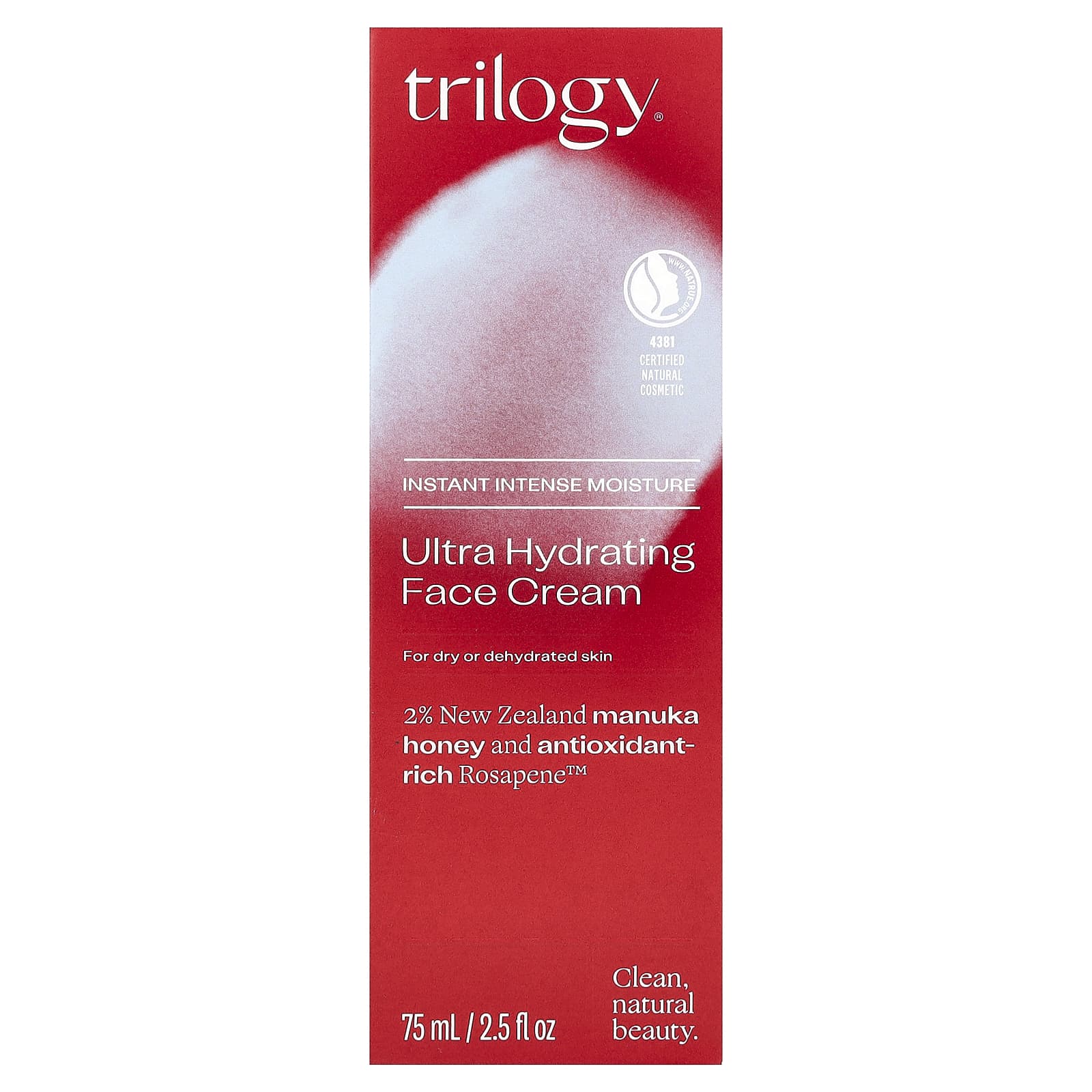 Trilogy, Ultra Hydrating Face Cream, 2.5 fl oz (75 ml) - Image 2