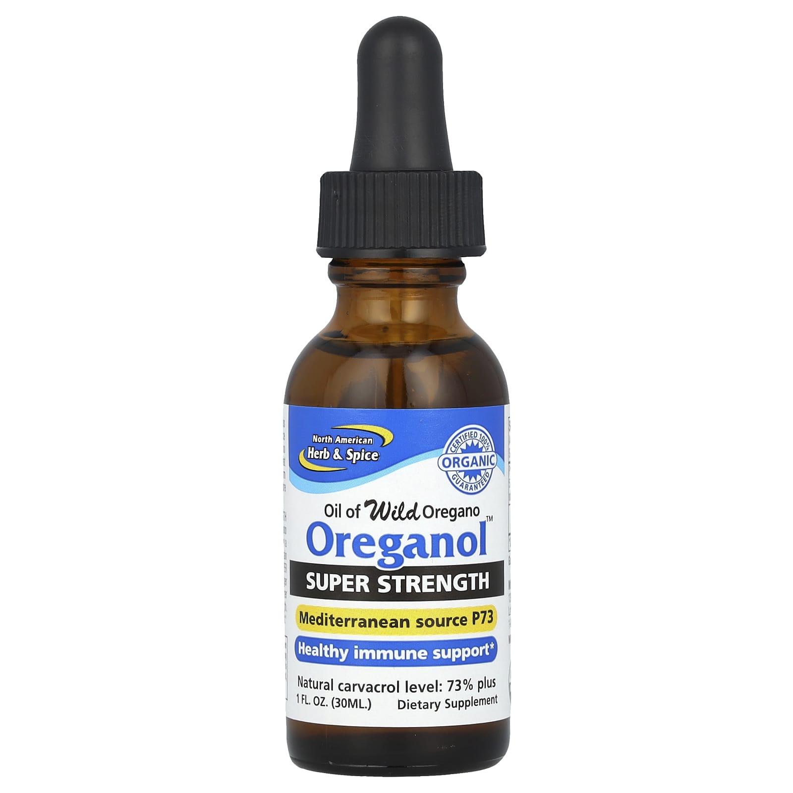 North American Herb & Spice, Oreganol™, Super Strength, 1 fl oz (30 ml) - Image 1