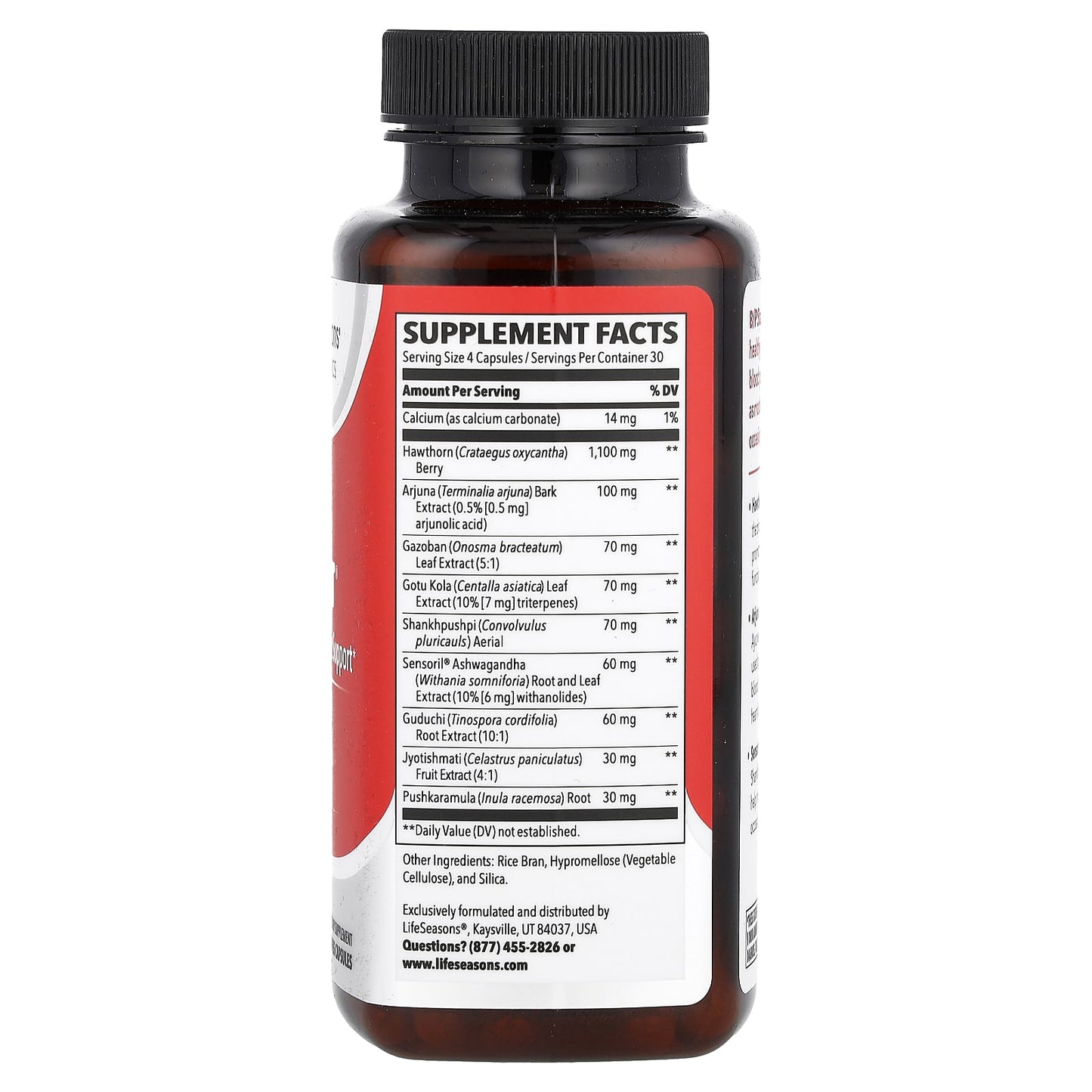 LifeSeasons, B/P Stabili-T®, Blood Pressure Support, 120 Veg Capsules - Image 2