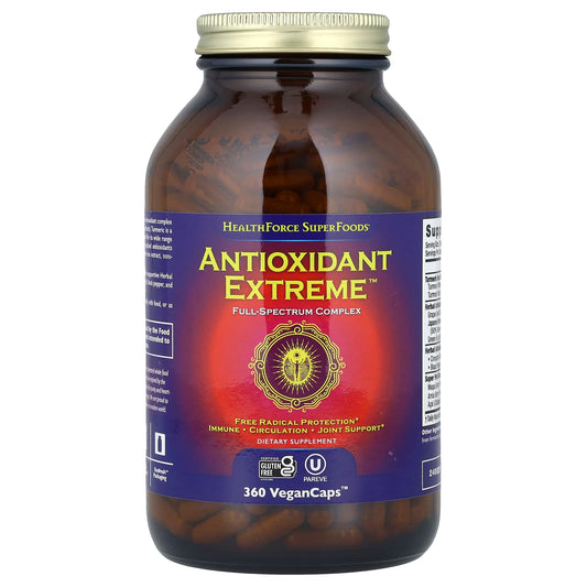 Turmeric & Antioxidant Formula - 360 VeganCaps by HealthForce Superfoods - Image 1