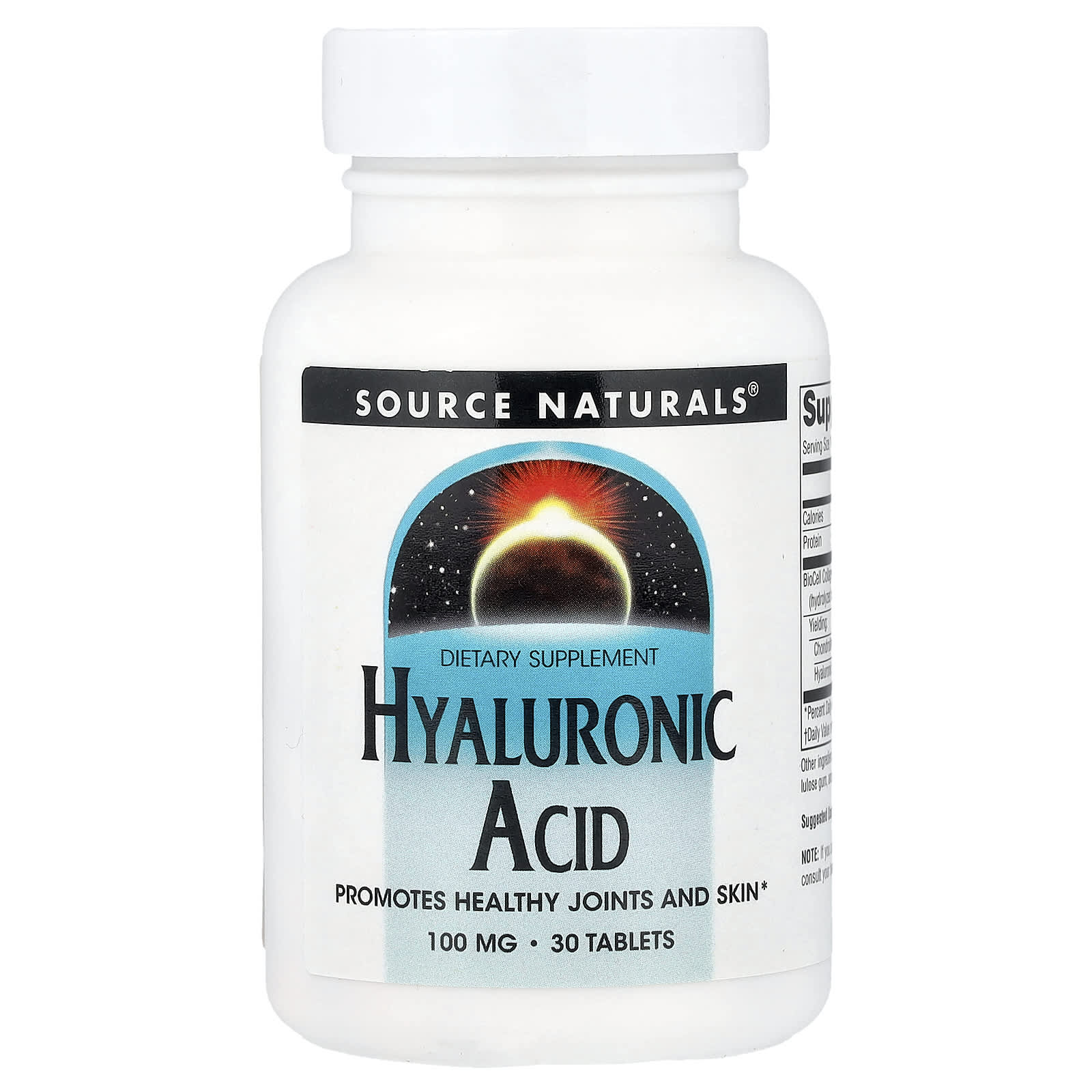 Source Naturals, Hyaluronic Acid, 30 Tablets - Image 1