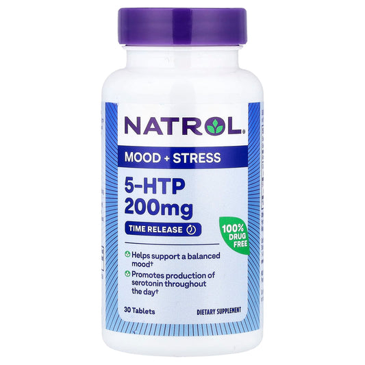 Natrol, 5-HTP, Time Release, 30 Tablets - Image 1