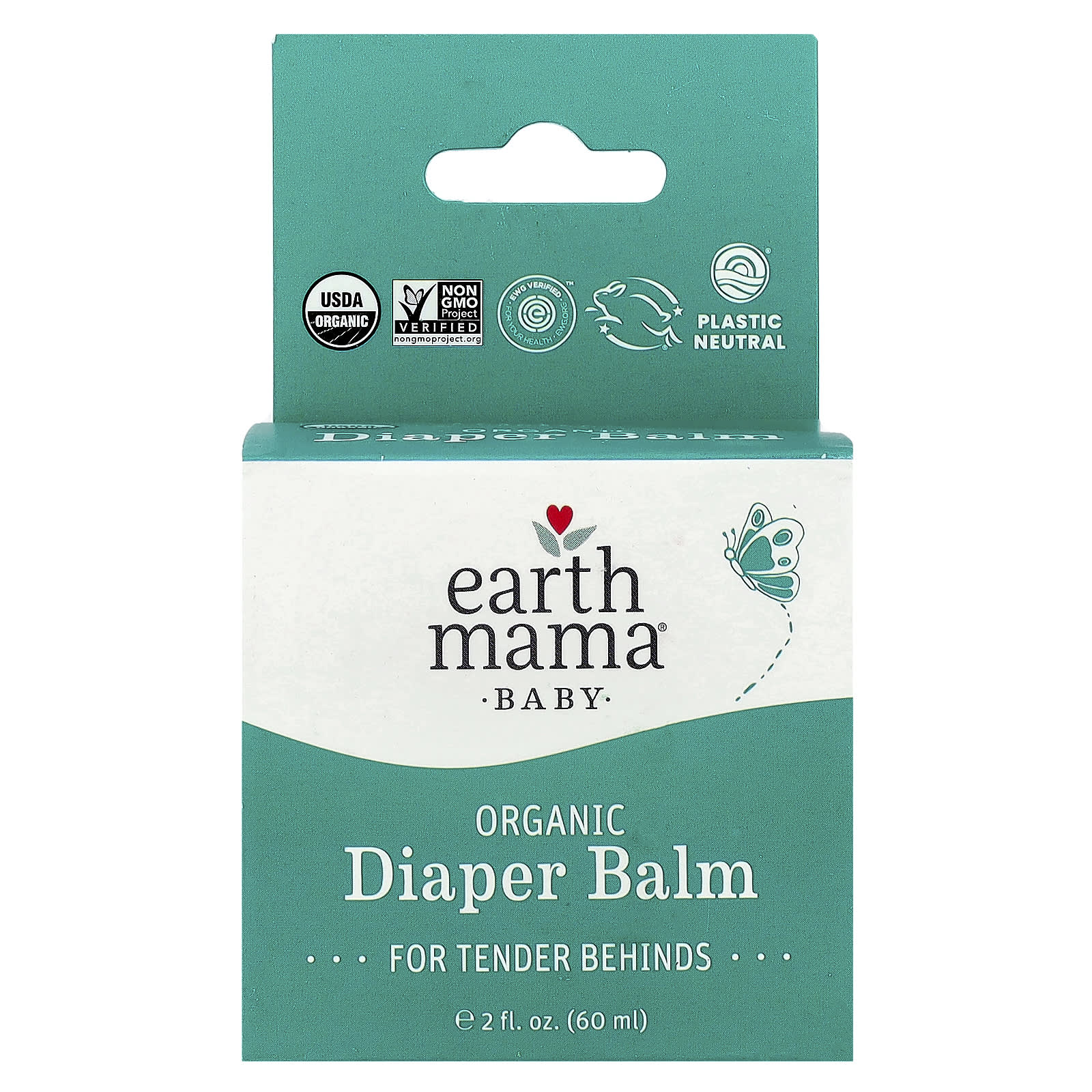 Organic Diaper Balm for Sensitive Baby Skin by Earth Mama - Image 2