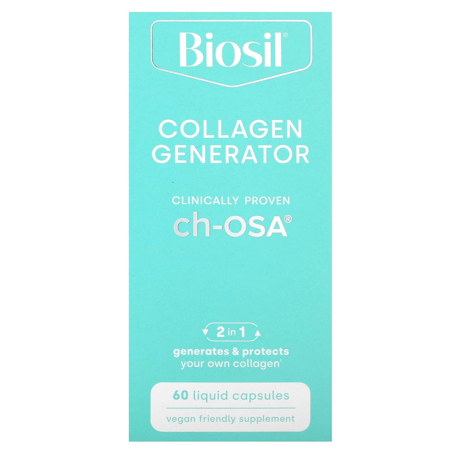 BioSil - Clinically Proven Collagen Generator, 60 Liquid Capsules - Image 1