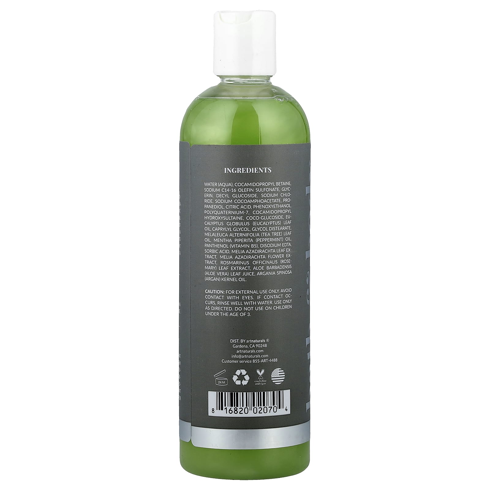 Naturally Refreshing Body Wash by artnaturals - Soothing Skin Care - Image 2