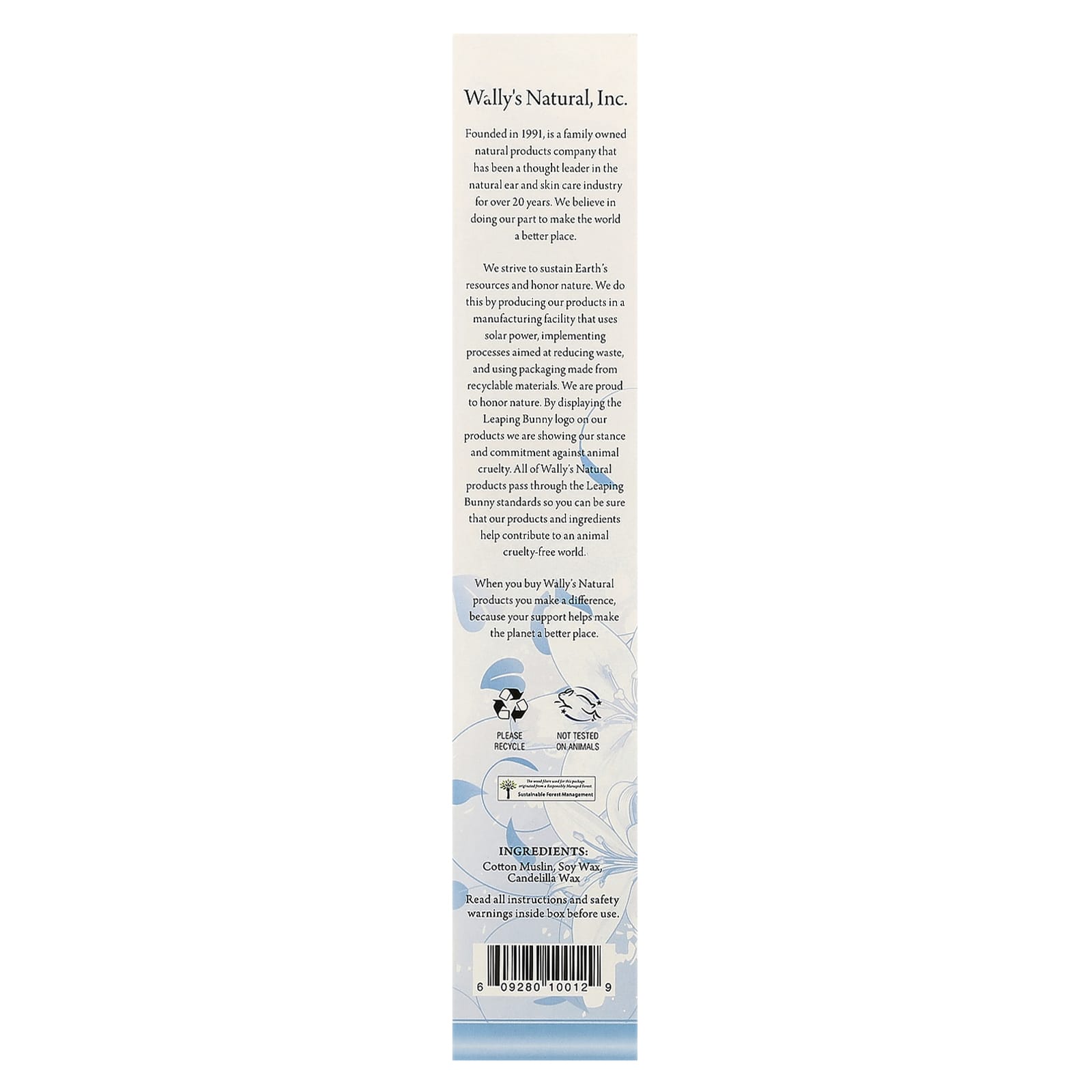 Wally's Natural, Ear Candles, Unscented, 12 Candles - Image 2