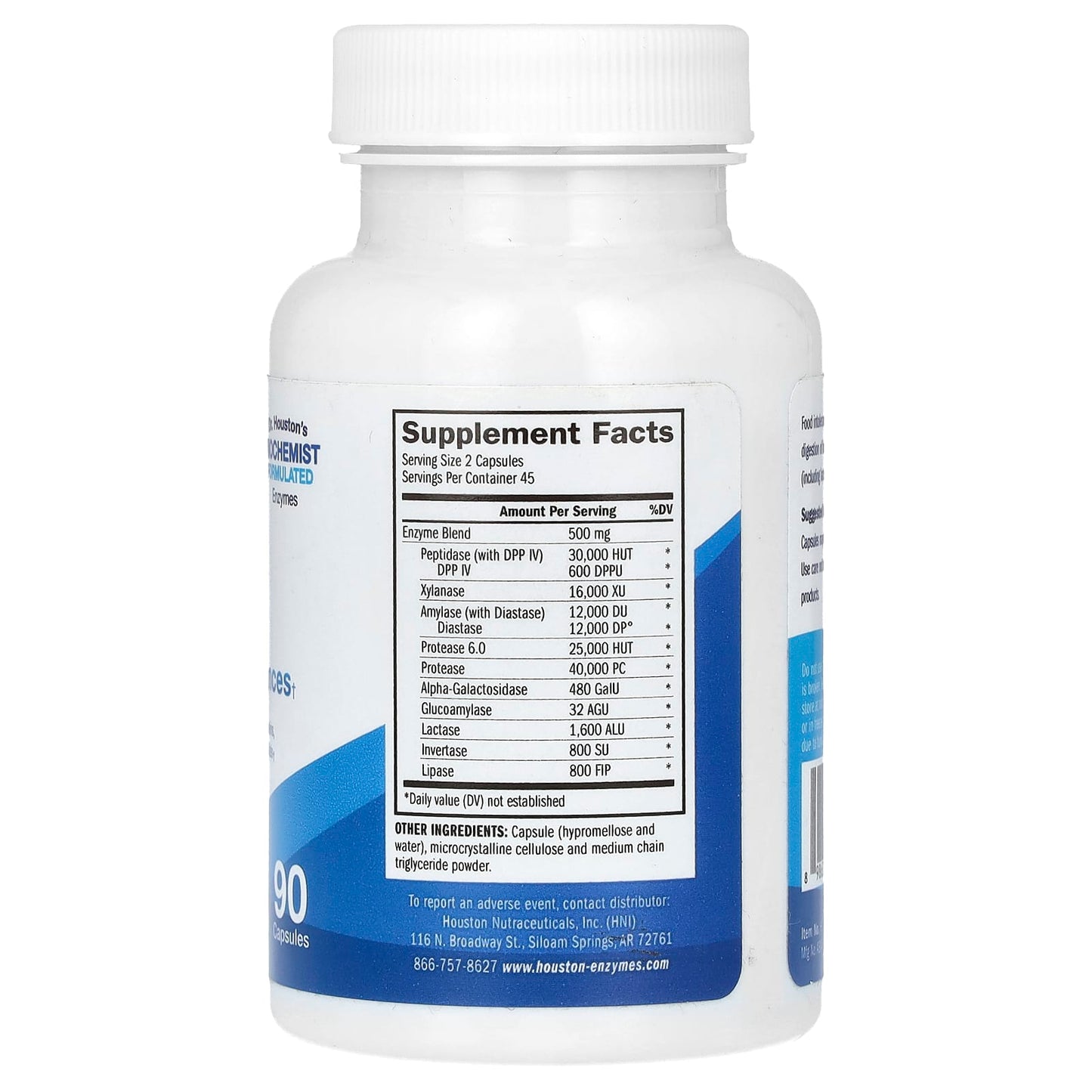 TriEnza Digestive Enzymes by Houston Enzymes - Support Digestion & Reduce Bloating - Image 2