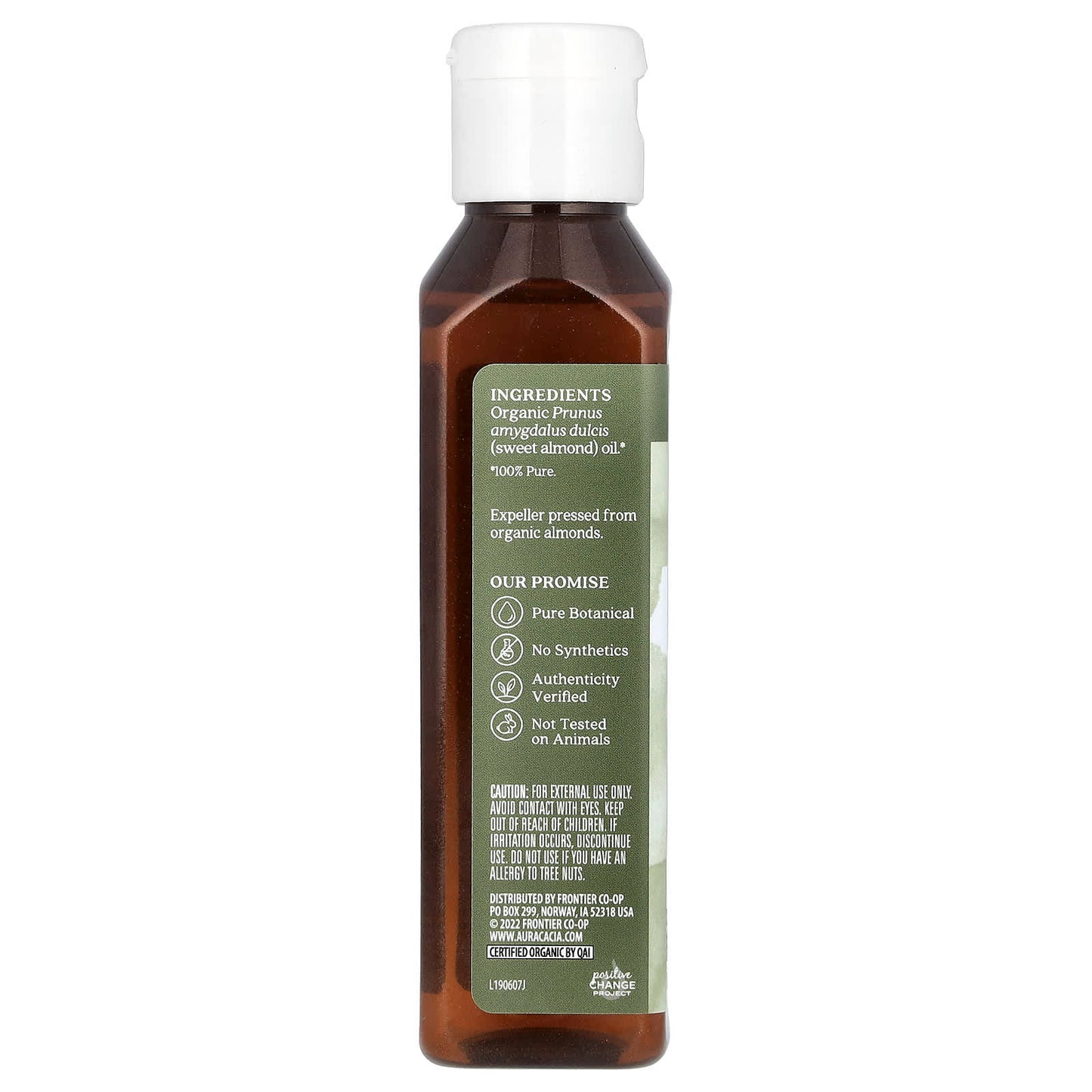 Organic Sweet Almond Oil for Moisturized Skin by Aura Cacia, 4oz - Image 2