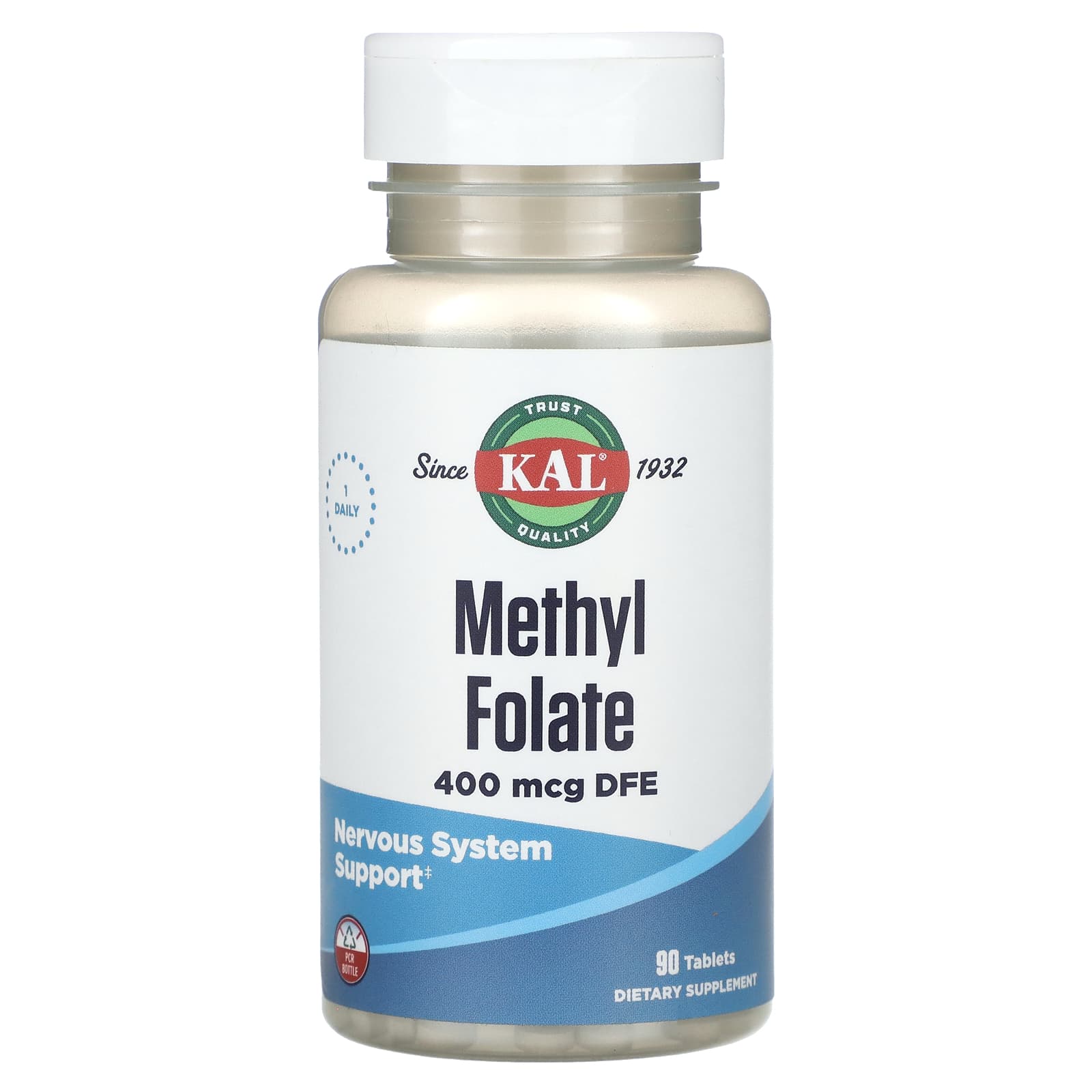 Support Healthy DNA Synthesis with KAL Methyl Folate 400 mcg - Image 1