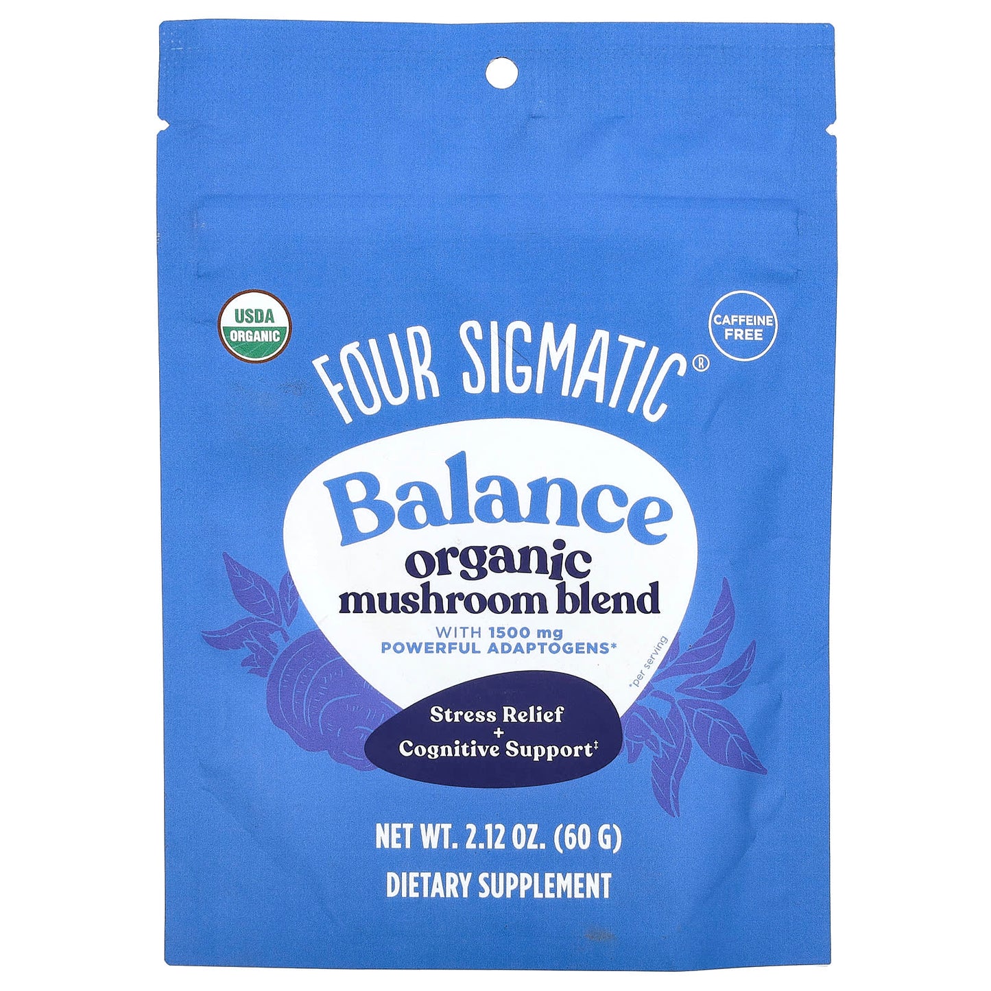 Four Sigmatic Balance Organic Mushroom Blend, Caffeine Free (2.12 oz) - Image 1