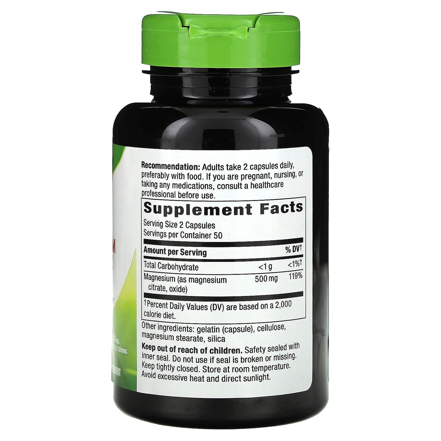Nature's Way, Magnesium Complex, 500 mg, 100 Capsules (250 mg per Capsule) - Image 2