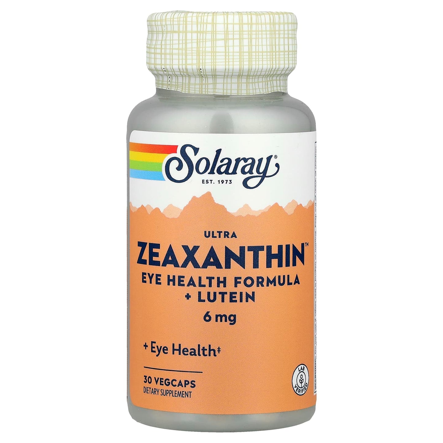 Solaray, Ultra Zeaxanthin™, Eye Health Formula +  Lutein, 30 VegCaps - Image 1