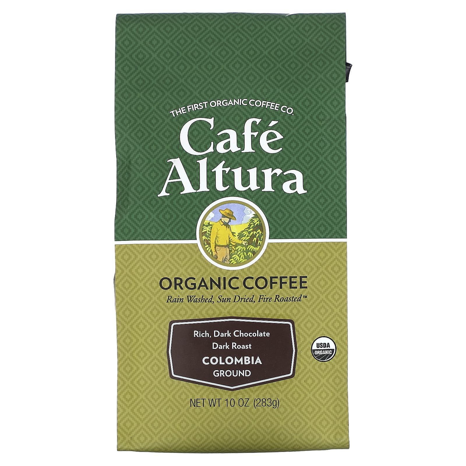 Dark Roast Organic Colombian Coffee by Cafe Altura - 10 oz - Image 1
