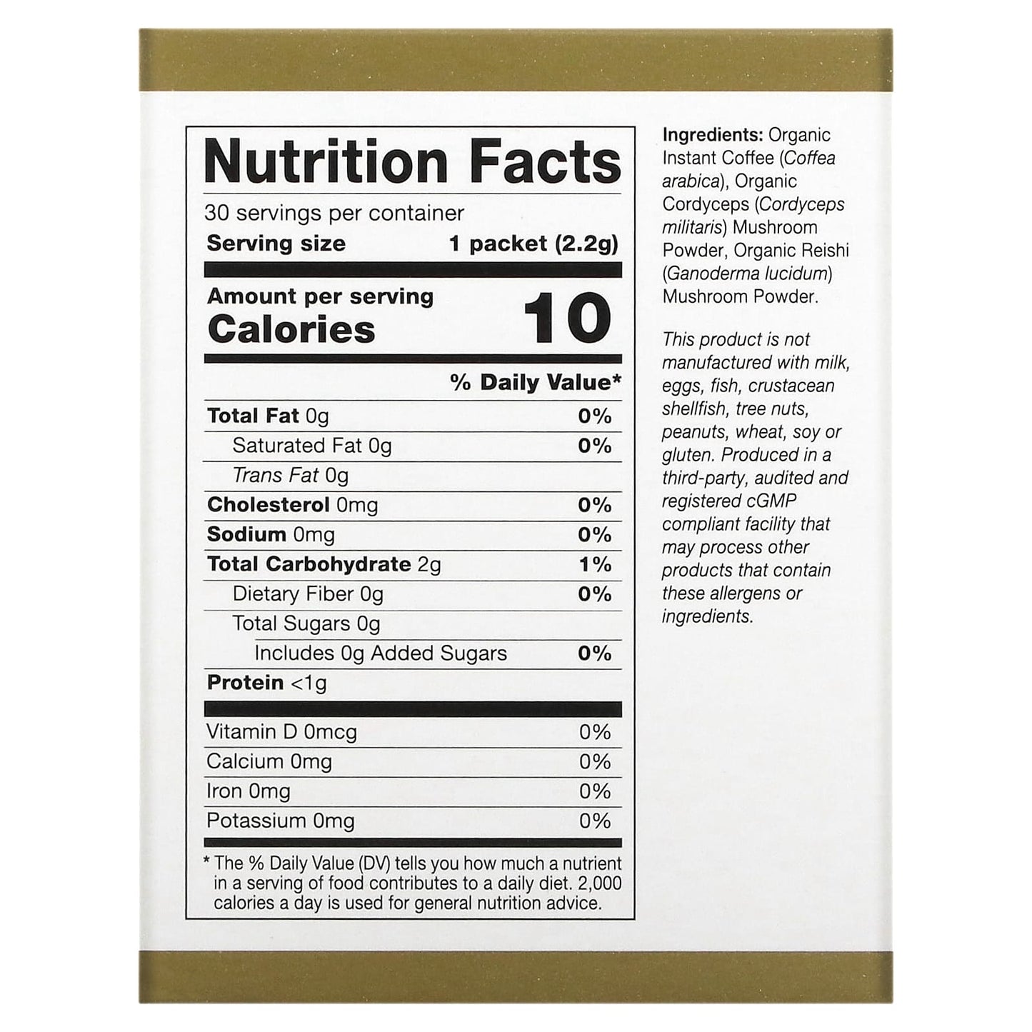 Energize with Certified Organic Instant Coffee - Cordyceps and Reishi - Image 2