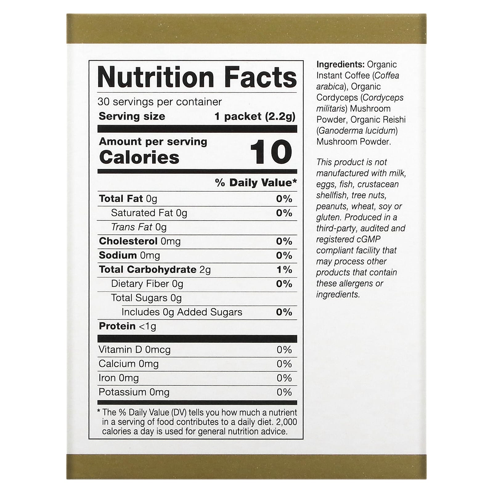 Energize with Certified Organic Instant Coffee - Cordyceps and Reishi - Image 2