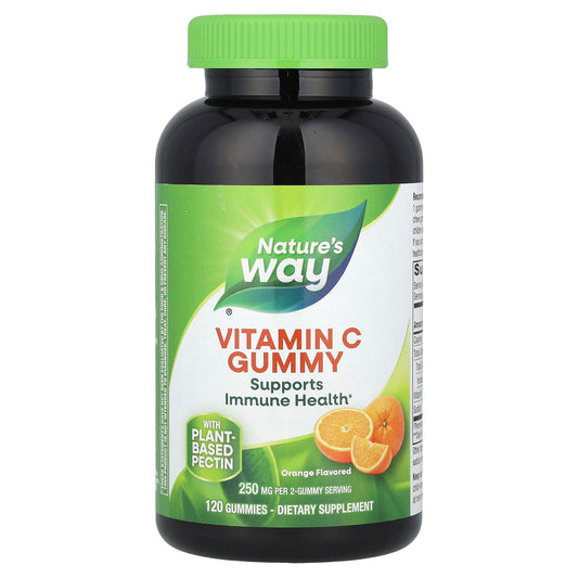 Nature's Way, Vitamin C Gummies, Orange, 120 Gummies (125 mg per Gummy) - Image 1