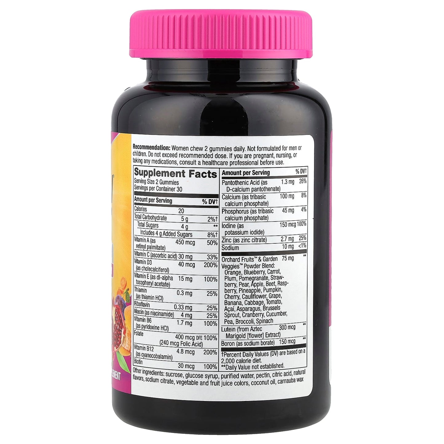 Nature's Way, Alive!® Women's 50+ Multivitamin Gummy, Mixed Berry, 60 Gummies - Image 2