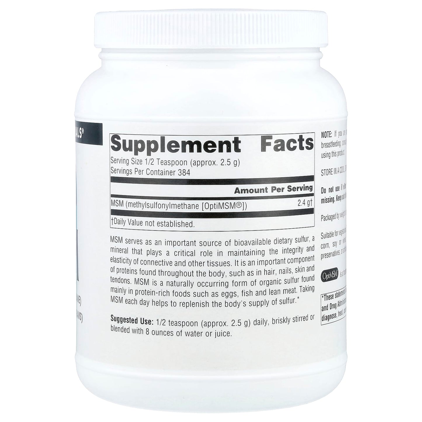 Source Naturals, MSM Powder, 35 oz (1,000 g) - Image 2