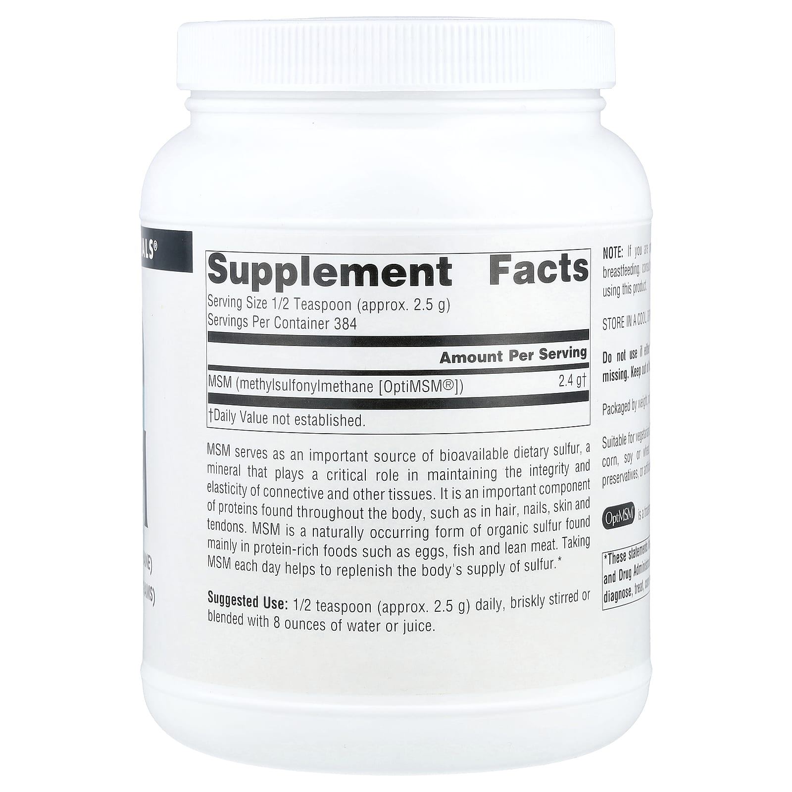 Source Naturals, MSM Powder, 35 oz (1,000 g) - Image 2