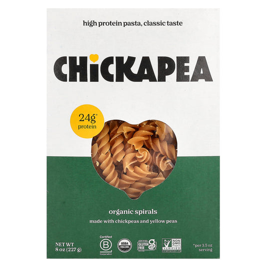 Delicious Organic Chickpea Pasta - High Protein & Gluten-Free - 8 oz - Image 1