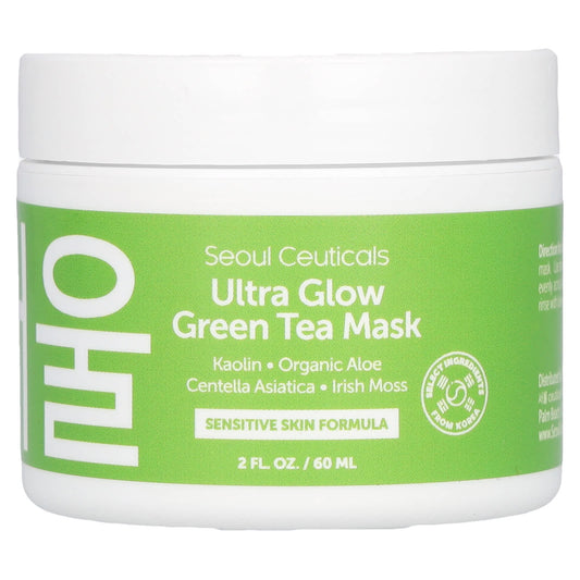 SeoulCeuticals, Ultra Glow Green Tea Beauty Mask, 2 fl oz (60 ml) - Image 1