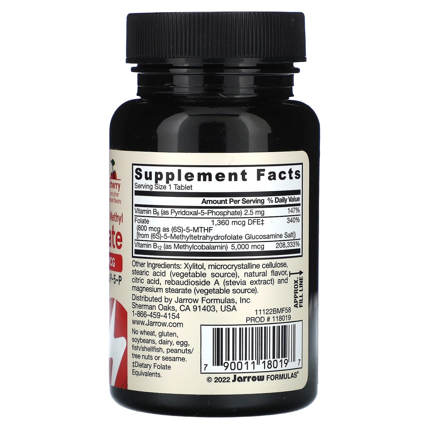 Vegan Methyl B-12 & Methyl Folate Supplement for Energy & Cardiovascular Health - Image 2