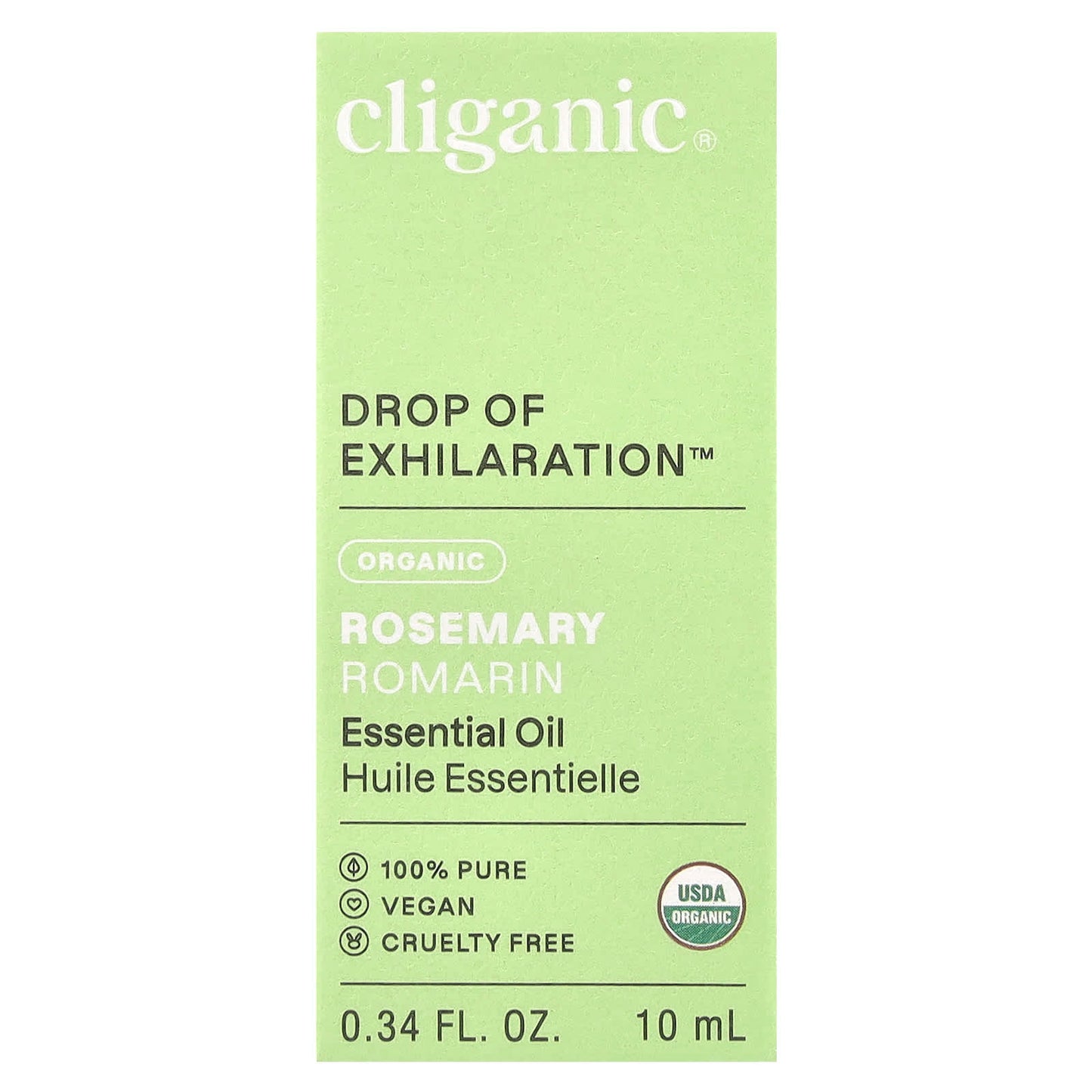 Cliganic Organic Rosemary Essential Oil, 10ml - USDA Certified - Image 2