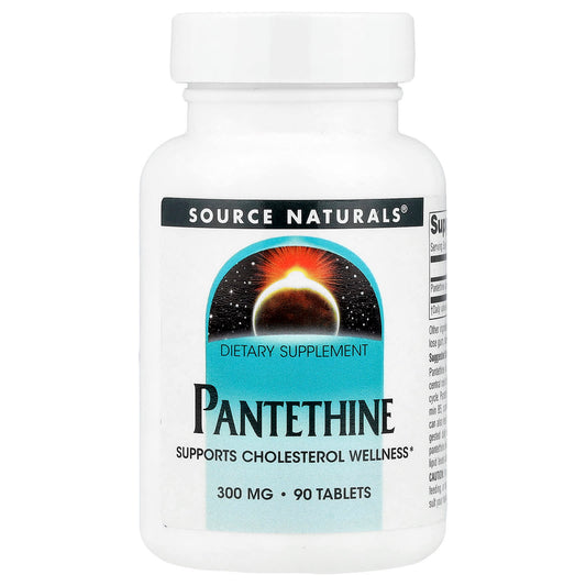 Source Naturals, Pantethine, 300 mg, 90 Tablets - Image 1