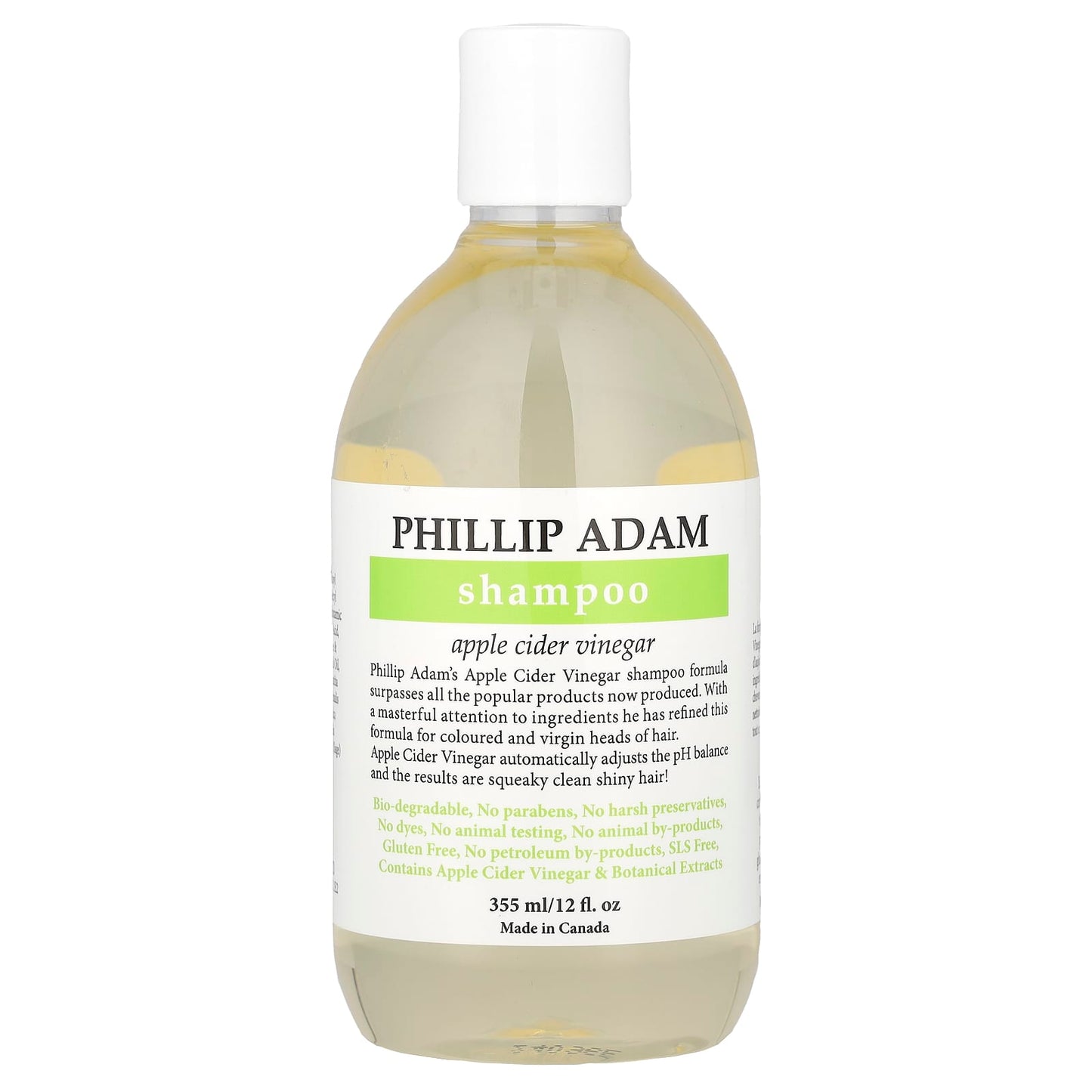 Phillip Adam, Shampoo, Apple Cider Vinegar, 12 fl oz (355 ml) - Image 1