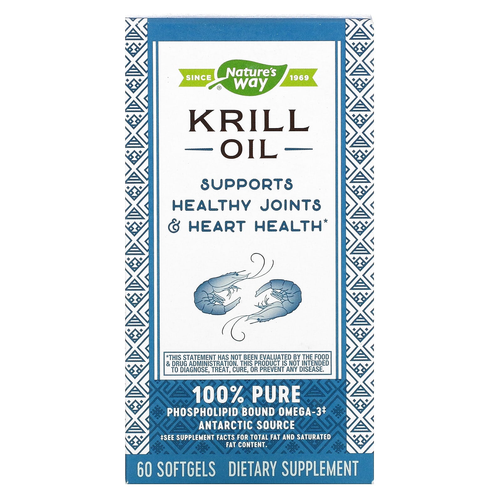 Nature's Way, Krill Oil, 60 Softgels - Image 1