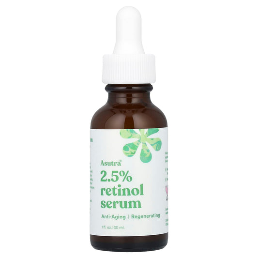 Asutra Retinol 2.5% Anti-Aging Serum, 1 fl oz - Image 1