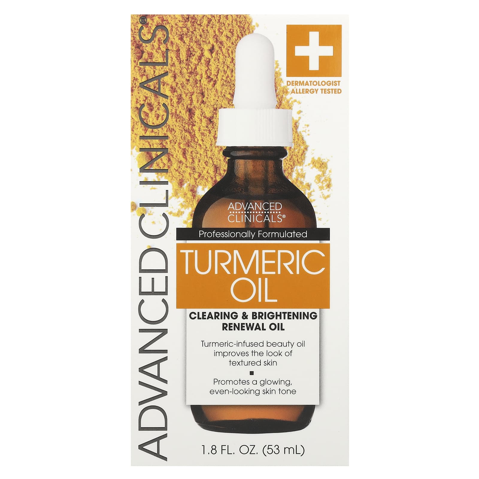 Turmeric Oil for Glowing Skin, 1.8 fl oz, Advanced Clinicals - Image 2