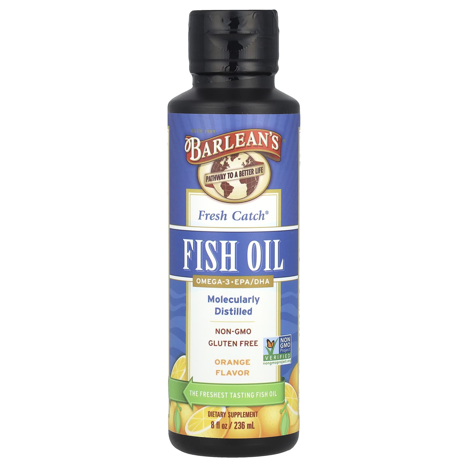 Barlean's Fresh Catch Fish Oil - Omega-3 EPA/DHA Supplement - Image 1