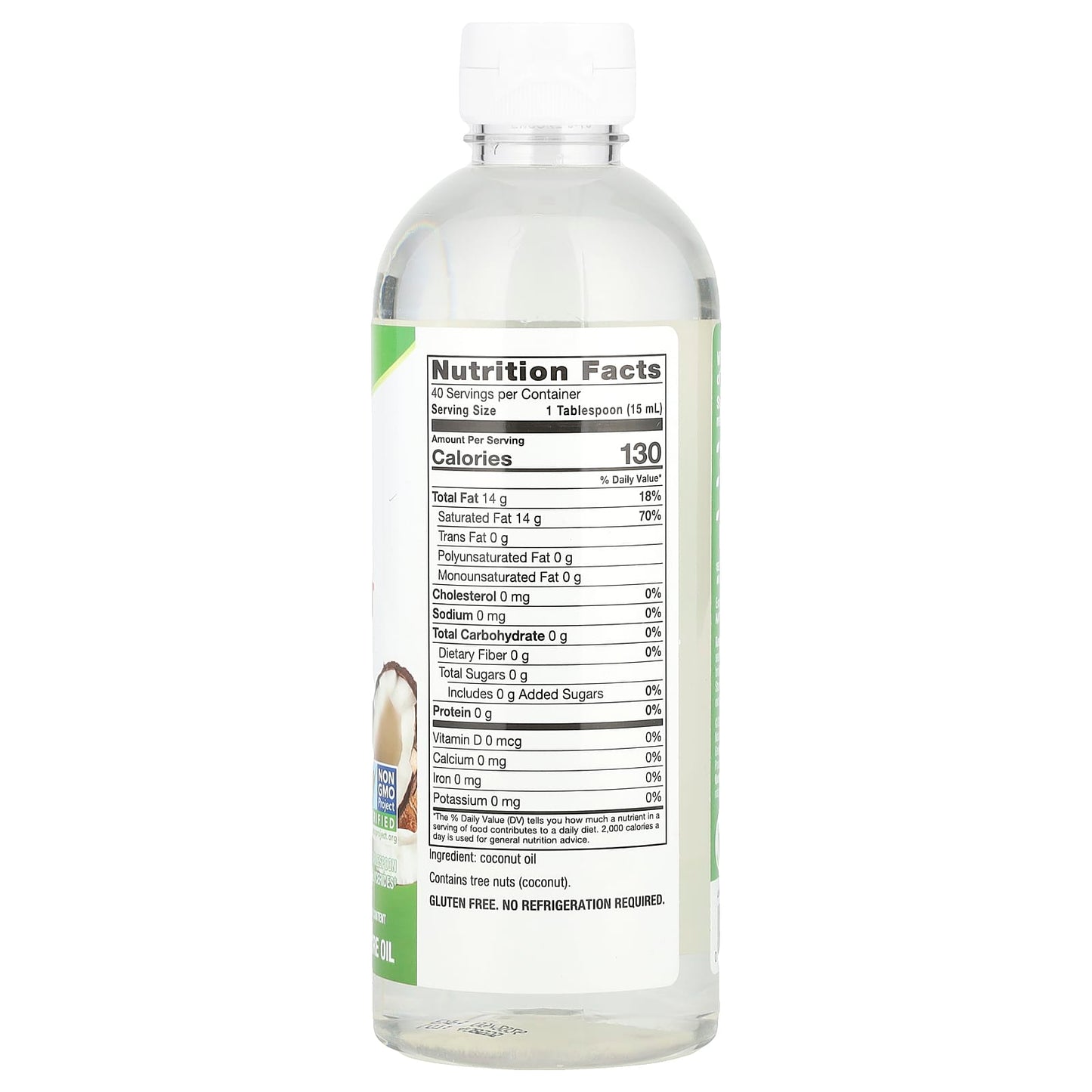 Nature's Way, Premium Liquid Coconut Oil, 20 fl oz (600 ml) - Image 2