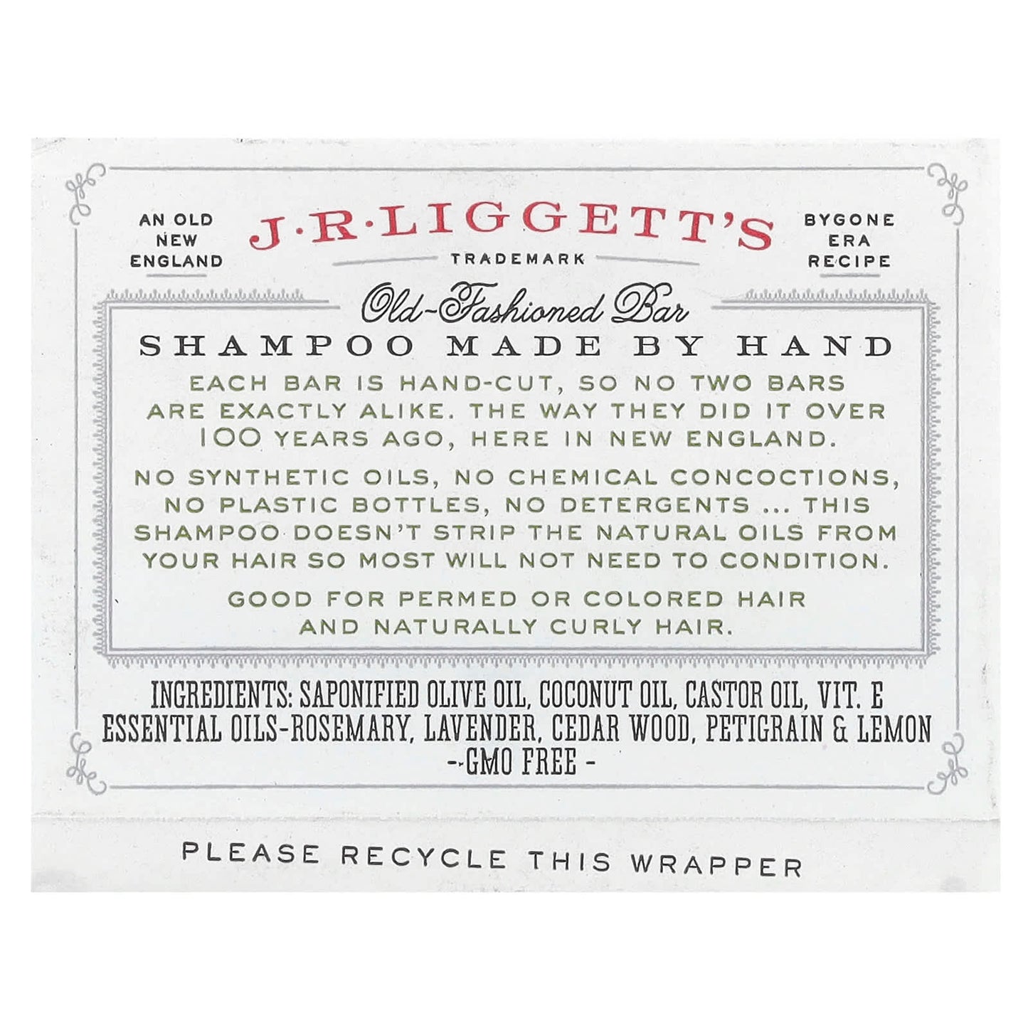 Natural Old Fashioned Shampoo Bar - Handmade in New England - Image 2