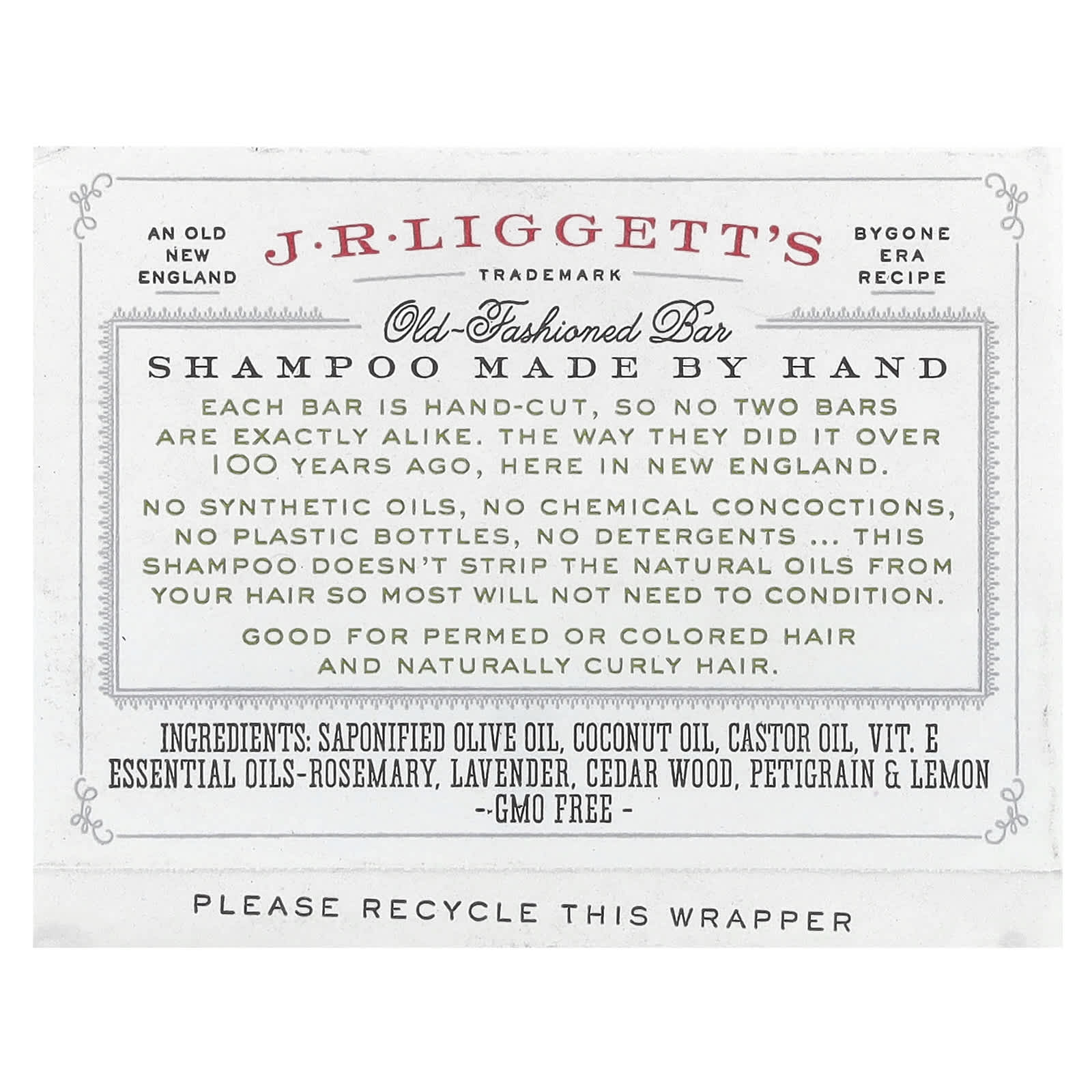 Natural Old Fashioned Shampoo Bar - Handmade in New England - Image 2