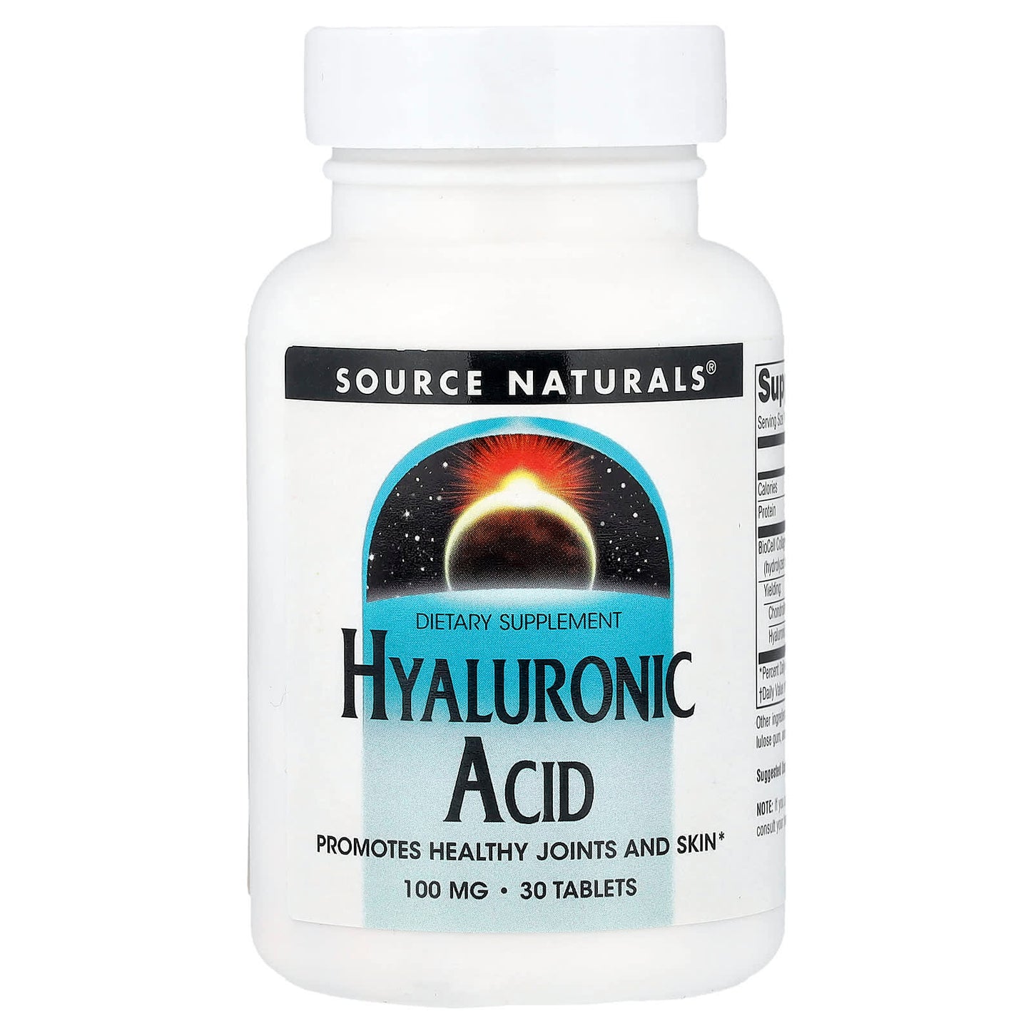 Source Naturals, Hyaluronic Acid, 30 Tablets - Image 1