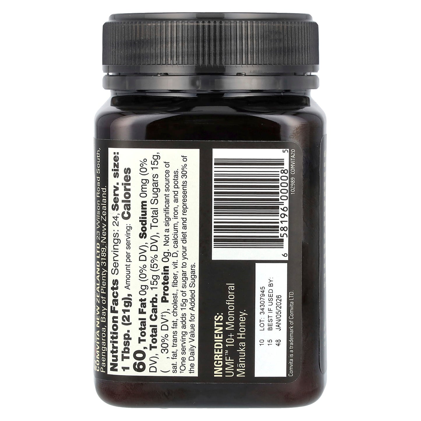 Comvita Manuka Honey, UMF 10+, MGO 263+, Raw & Unpasteurized - Image 2