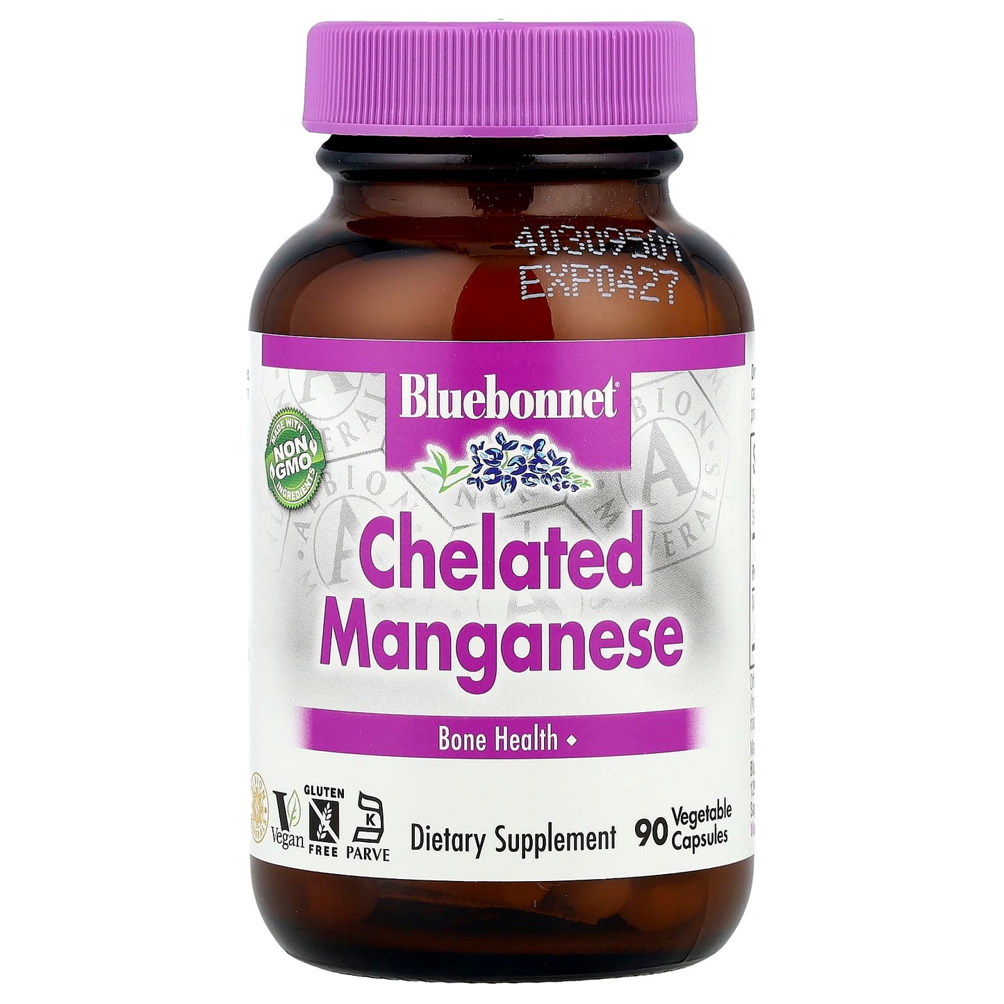 Manganese 10mg by Bluebonnet Nutrition - Supports Bone Health - Image 1