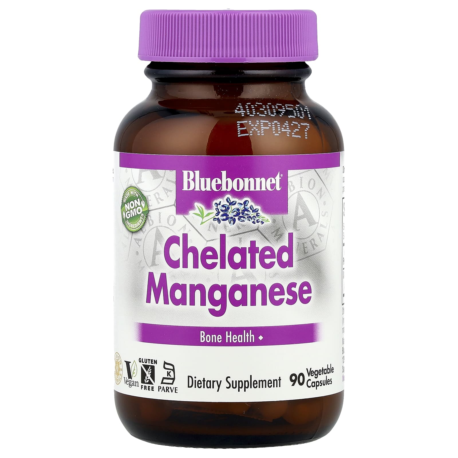 Manganese 10mg by Bluebonnet Nutrition - Supports Bone Health - Image 1
