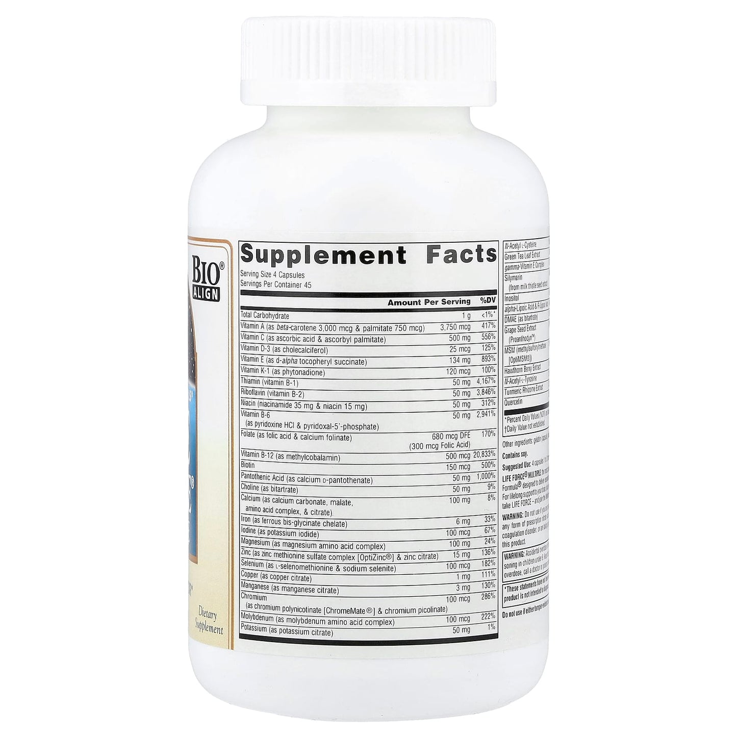 Source Naturals, Life Force® Multiple, 180 Capsules - Image 2